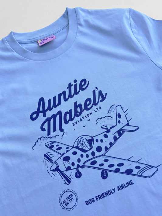 90s TV show Come Outside inspired T-shirt design - featuring Pippin in a polka dot plane