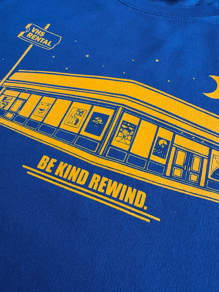 'A Night at the 90s VHS Store' Screen Printed Sweatshirt