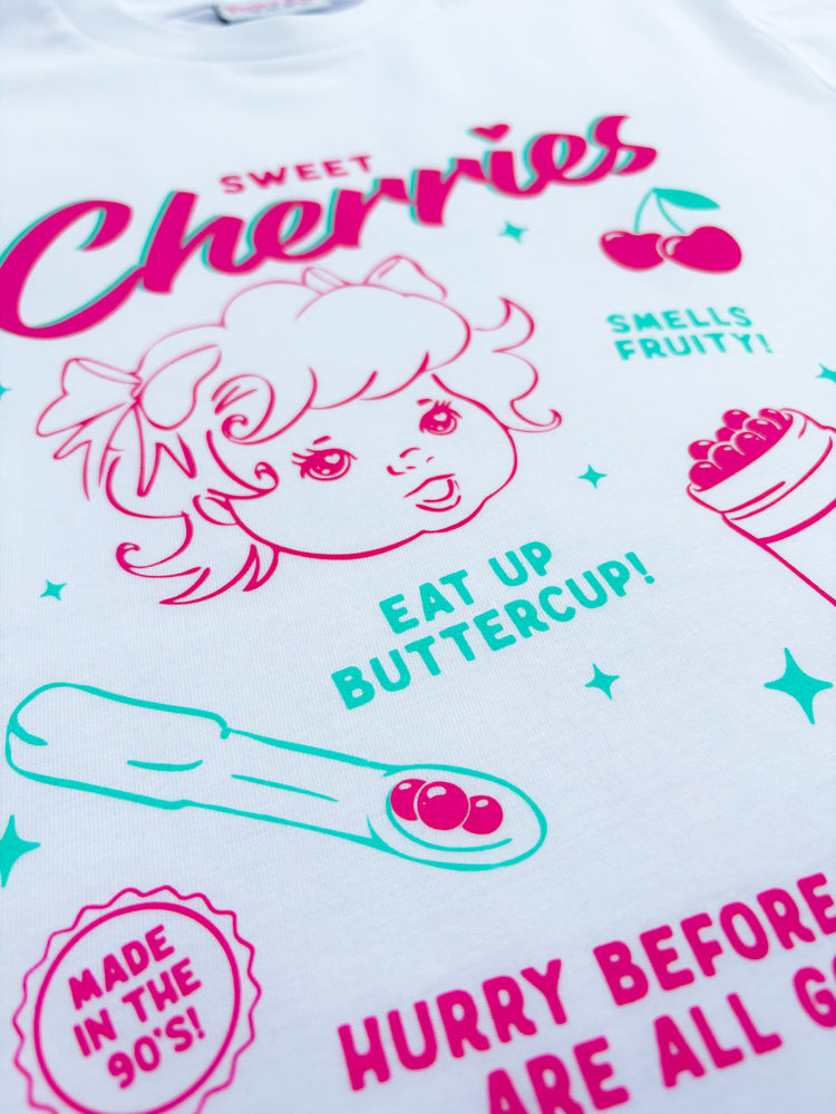 Sweet Cherries Screen Printed T-shirt