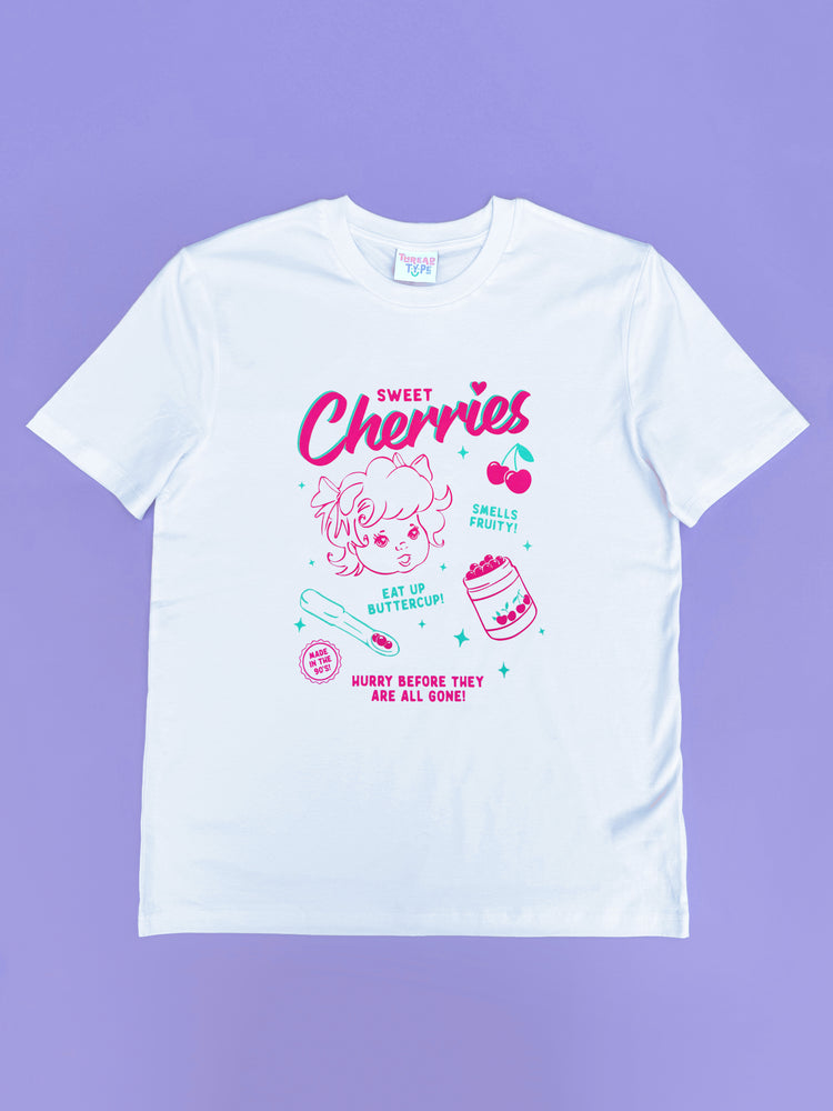Sweet Cherries Screen Printed T-shirt