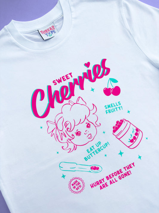 Sweet Cherries Screen Printed T-shirt