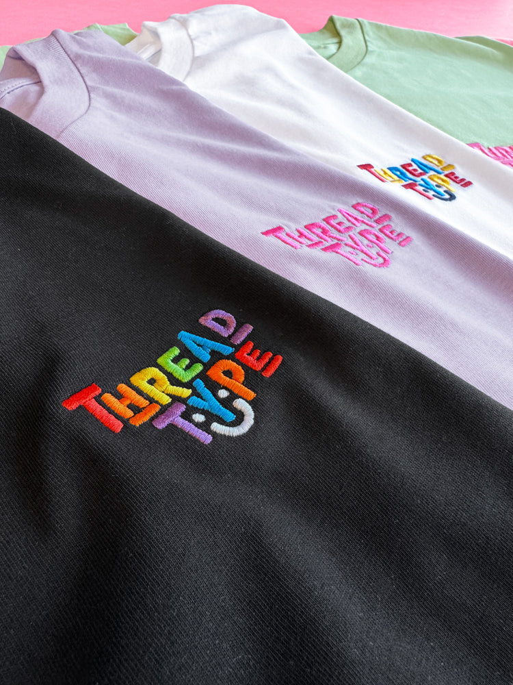 Thread Type Organic Logo T-Shirt