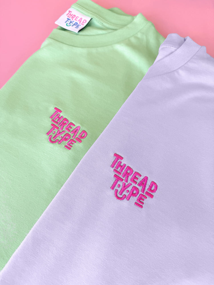 Thread Type Organic Logo T-Shirt