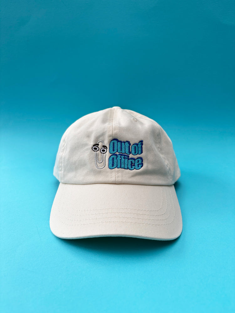 ‘Out of Office’ Slogan and Paperclip Cap