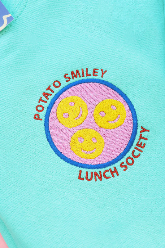 Potato Smiley Lunch Society Embroidered - T-shirt