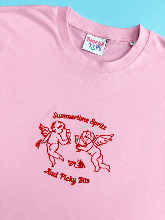 Summertime Spritz and Picky Bits Embroidered T-Shirt