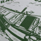 Close up of our 90s TV show Rosie and Jim inspired T-shirt design featuring the ol' Ragdoll on a canal