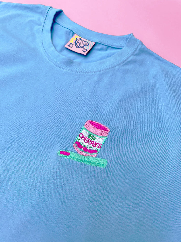 90s Cherries Scented Embroidered Sweatshirt/T-shirt