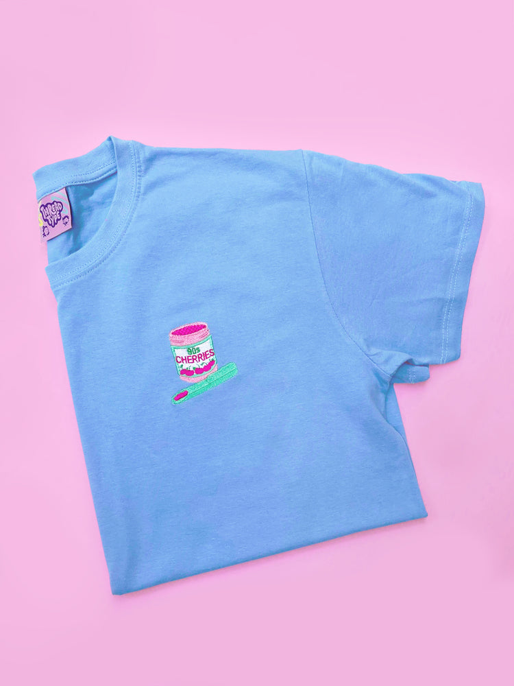 90s Cherries Scented Embroidered Sweatshirt/T-shirt