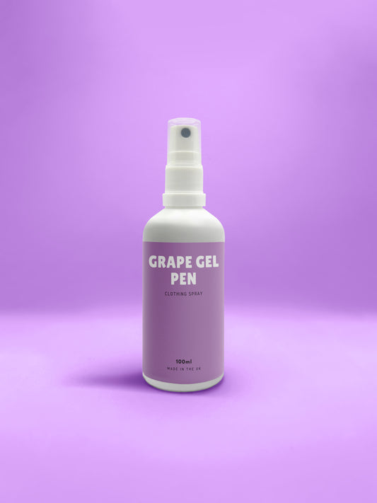 Grape Gel Pen Clothing Spray