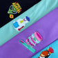 Ice Cream Penguin Embroidered T-Shirt