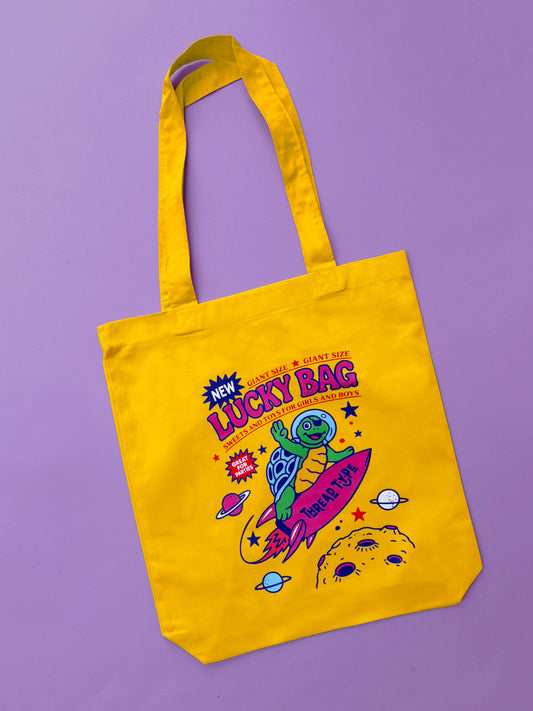 Retro Lucky Tote Bag