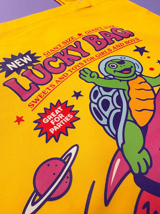 Retro Lucky Tote Bag