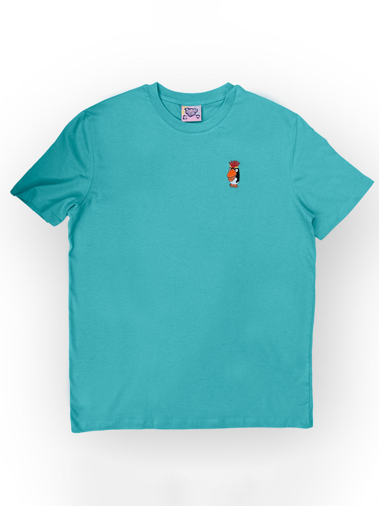 Ice Cream Penguin Embroidered T-Shirt