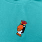 Ice Cream Penguin Embroidered T-Shirt