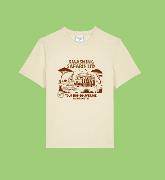 Smashing Safaris Screen Printed T-Shirt [PRE-ORDER ONLY]