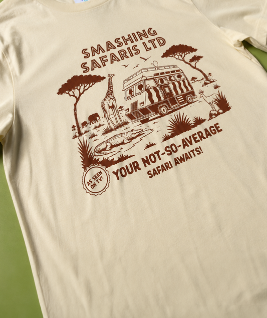 Smashing Safaris Screen Printed T-Shirt [PRE-ORDER ONLY]
