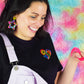 Heart Strings Embroidered T-shirt