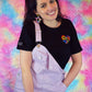Heart Strings Embroidered T-shirt